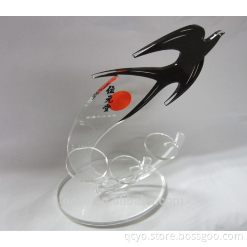 2014 new style swallow acrylic trophy display design